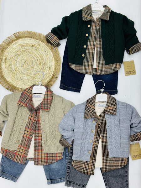 طقم ولادي 4 قطع ثقيل