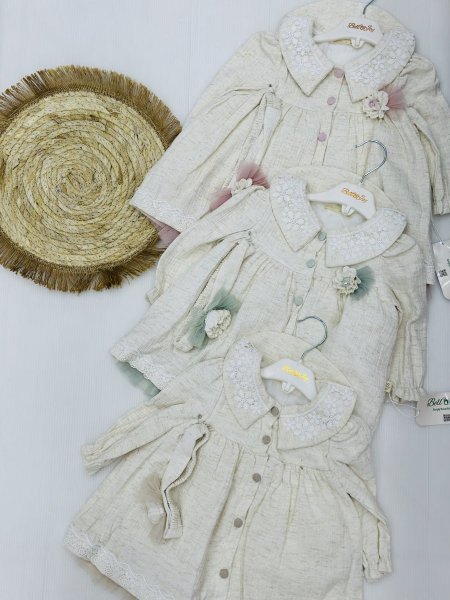 فسطان بناتي مع بندانة