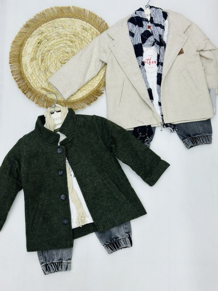 طقم ولادي 4 قطع جوخ