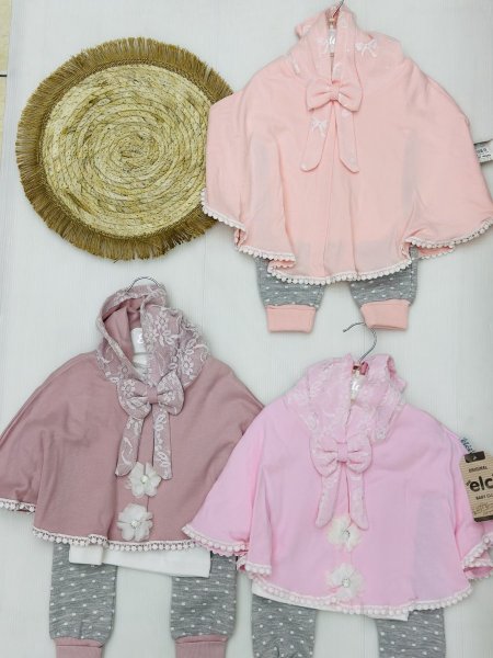 طقم بيبي بناتي 3 قطع