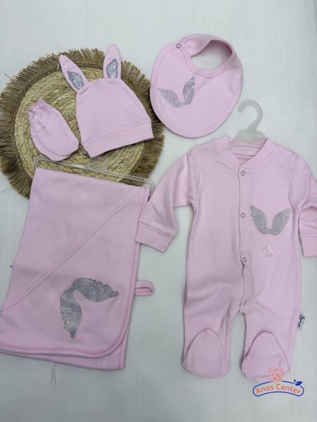 طقم مشفى 5 قطع قطن