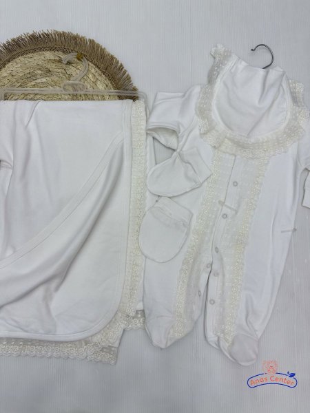 طقم مشفى دنتيل سادة قطن