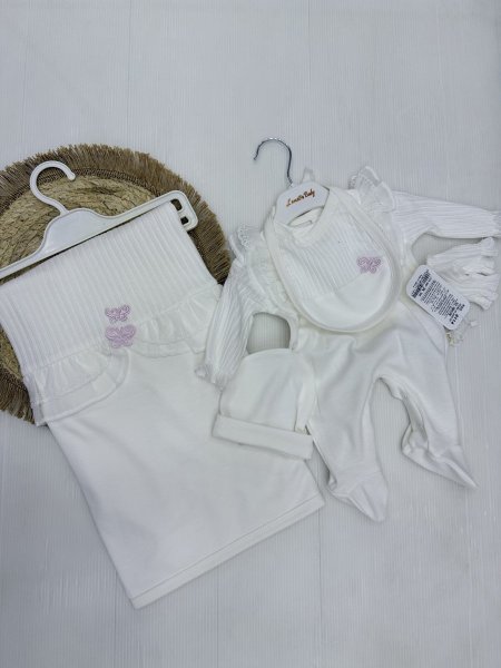 طقم مشفى بناتي قطن 5 قطع