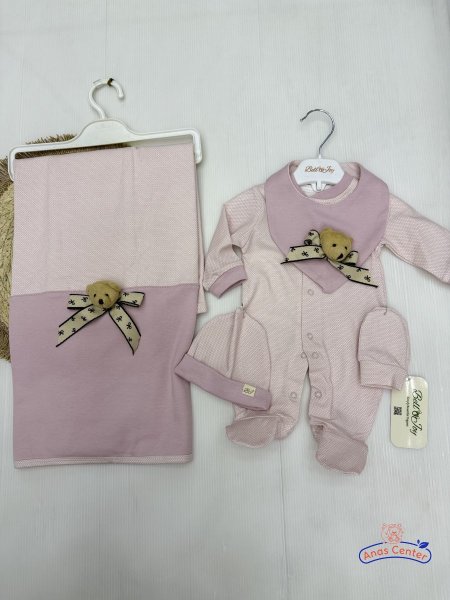 طقم مشفى بناتي 5 قطع قطن