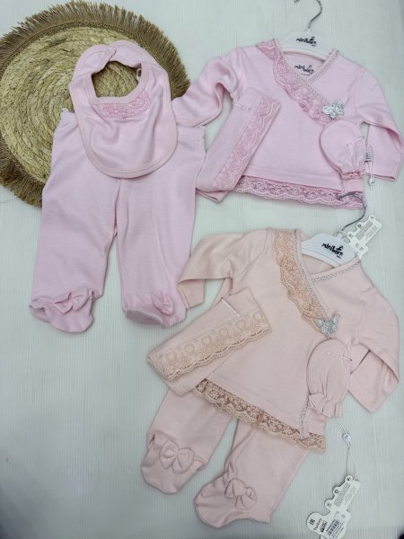 طقم بناتي قطن