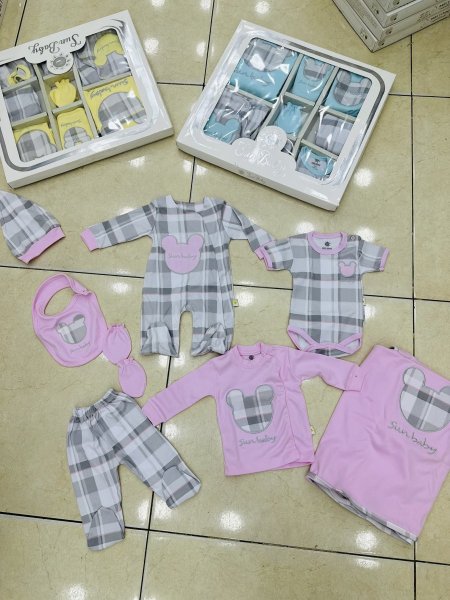 طقم مستشفى كامل قطن 10( قطع )