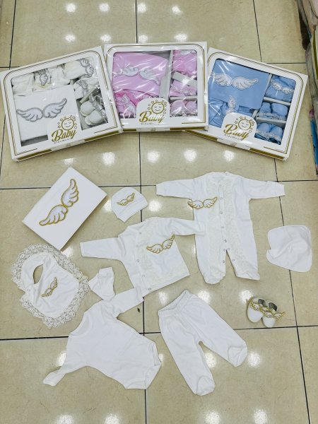 طقم مستشفى كامل 10 قطع ( قطن )