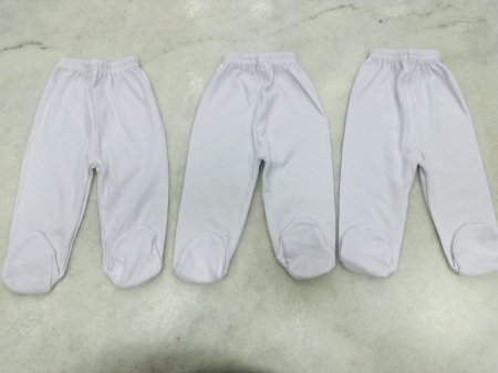 بنطلون مع اجر قطن ناعم 3 حبات