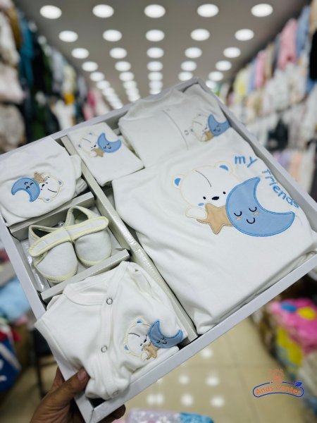 طقم مستشفى كامل 10 قطع  ( قطن )