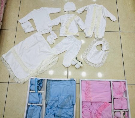 طقم مستشفى كامل قطن 10 قطع (قطن)