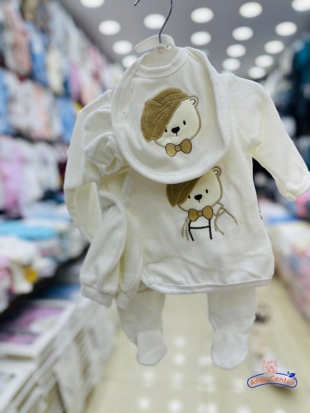 طقم بيبي 5 قطع مخمل