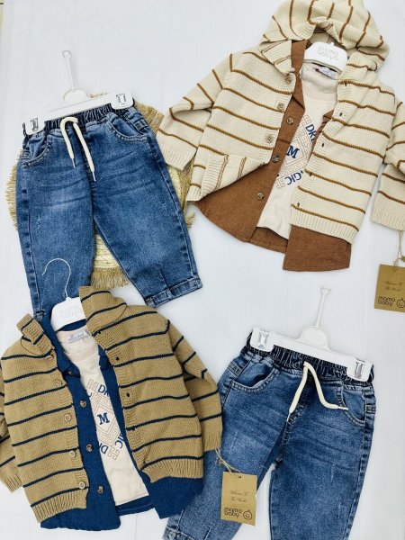 طقم ولادي 4 قطع