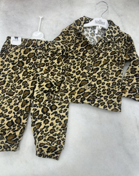 بجامة بناتي مخمل قطعتين 